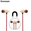 Cwxuan Sports Magnetic Bluetooth V4.1 Stereo Earphone with Microphone