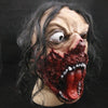 Yeduo Sparta Realistic Horror Mask Silicone Full Head Scary Wig Masks Halloween Movie Theme Party Cosplay Masquerade Costume