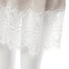 Slash Collar Long Sleeve Lace Spliced Color Block Mini Dress for Women