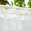 Home Decoration Shower Curtain Waterproof Lace Decor Mould-proof Bathroom Cover with 12Pcs Hooks
