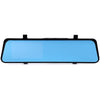 720P Full HD 4.3 inch G-sensor Dual Lens Rearview Camera Car DVR Dash Cam Recorder Video Rear View Mirror with Night Vision Motion Detection
