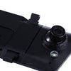 720P Full HD 4.3 inch G-sensor Dual Lens Rearview Camera Car DVR Dash Cam Recorder Video Rear View Mirror with Night Vision Motion Detection