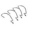 100 PCS High-carbon Steel Worm Offset Hook with Extra Wide Gap