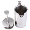 800ML Stainless Steel Insulated Coffee Tea Maker with Filter Double Wall