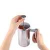 800ML Stainless Steel Insulated Coffee Tea Maker with Filter Double Wall