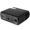 UhAPPy U - 20 LCD Projector 2600LM 800 x 480 Pixels with IR Remote Control / Keystone Correction Support 1080P
