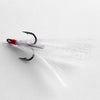 20 PCS Stainless Steel Lures Fishing Treble Hooks with Feather