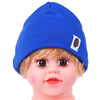 Han Edition Pure Color Cotton Beanie Hat for Babies