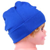 Han Edition Pure Color Cotton Beanie Hat for Babies