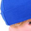 Han Edition Pure Color Cotton Beanie Hat for Babies