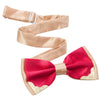 Chic Metal Decorated Bow Tie for Wedding Dress