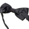 Chic Metal Decorated Bow Tie for Wedding Dress