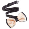 Chic Metal Decorated Bow Tie for Wedding Dress