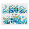 1 Sheet Flower Nail Decals Art Water Transfer Stickers Nail DIY Decoration