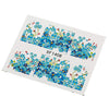 1 Sheet Flower Nail Decals Art Water Transfer Stickers Nail DIY Decoration