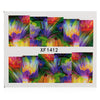 1 Sheet Flower Nail Decals Art Water Transfer Stickers Nail DIY Decoration
