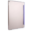 Ultra Slim Leather Wake Sleep Smart Multi-folds Cover Hard Back Case with Stand Function for iPad Pro