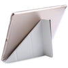Ultra Slim Leather Wake Sleep Smart Multi-folds Cover Hard Back Case with Stand Function for iPad Pro