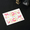 1 Sheet Flower Nail Decals Art Water Transfer Stickers Nail DIY Decoration