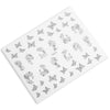 Fashion 3D DIY Gold Silver Jewelry Manicure Nail Sticker
