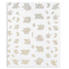 Fashion 3D DIY Gold Silver Jewelry Manicure Nail Sticker