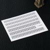 Fashion 3D DIY Black Decal Nail Art Decoration Sticker