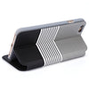 Baseus Eden Leather Protective Shell Cover for iPhone 6 / 6S with Smart Window Stripe Mix Color