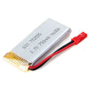 Battery Charging Set 5 x 3.7V 750mAh 30C Battery + 2 to 5 Cable + USB Cable for JJRC H12C H12W H12W - A Quadcopter KH12C - 001