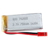 Battery Charging Set 5 x 3.7V 750mAh 30C Battery + 2 to 5 Cable + USB Cable for JJRC H12C H12W H12W - A Quadcopter KH12C - 001