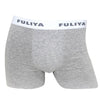 Mid Waist Cotton Blend Letter Print Boxer Briefs for Men