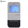 Baseus Eden Leather Protective Shell Cover for iPhone 6 / 6S with Smart Window Stripe Mix Color