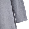 Chic Solid Color Round Neck Long Sleeve Asymmetric Girls Dress