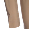 Turn Down Collar Long Sleeve Solid Color Women Shirt Dress