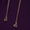 Sexy V-Neck Long Sleeve Chain Design Women T-Shirt