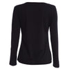 Sexy V-Neck Long Sleeve Chain Design Women T-Shirt
