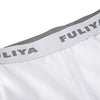 Mid Waist Cotton Blend Letter Print Boxer Briefs for Men