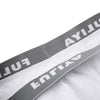Mid Waist Cotton Blend Letter Print Boxer Briefs for Men