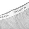 Mid Waist Cotton Blend Letter Print Boxer Briefs for Men