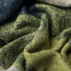 Han Edition Color Block Thickening Tassels Edge Warm Cashmere Asymmetric Pashmina Scarf for Women