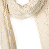 Trendy Pure Color Twist Wave Knited Warm Women Scarf