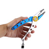 Portable Multi-function Aluminum Alloy Fishing Lure Pliers Scissors Hook Remover Tackle Tool