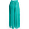 Fresh Style Elastic Waist Pleated Chiffon Women Ankle Skirt