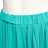 Fresh Style Elastic Waist Pleated Chiffon Women Ankle Skirt