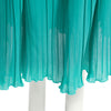 Fresh Style Elastic Waist Pleated Chiffon Women Ankle Skirt