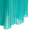 Fresh Style Elastic Waist Pleated Chiffon Women Ankle Skirt