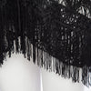 Sexy V-Neck Half Sleeve Lace Fringed See-Through Blouse for Women