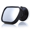 T22614 Mini 2 in 1 Adjustable Car Baby Rear View Safety Convex Mirror