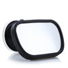 T22614 Mini 2 in 1 Adjustable Car Baby Rear View Safety Convex Mirror