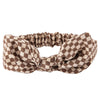 Cute Stripe Dot Plaid Print Bunny Ear Stretchy Babies Hairband