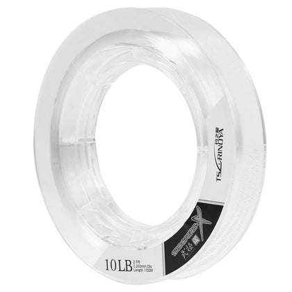 100m Trulinoya Transparent Carbon Fish Line Fluorocarbon Fishing Wire  Linha De Pesca